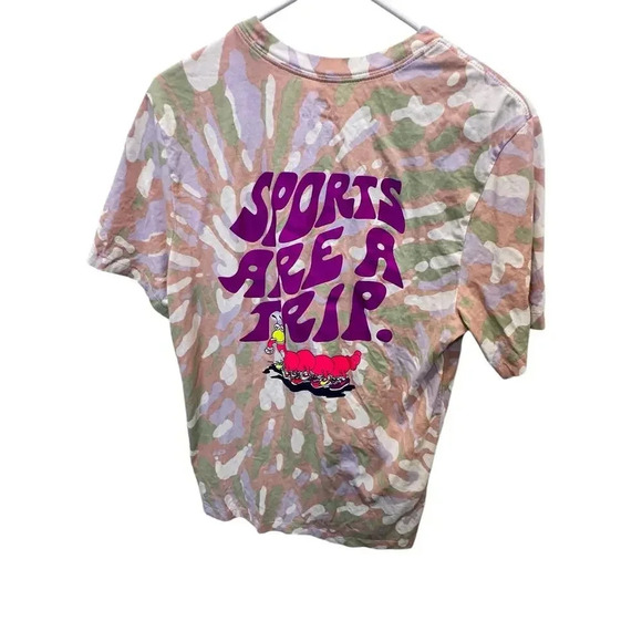 Nike NSW "Sports Are A Trip" Tie Dye Sportswear T-Shirt Size Medium - Picture 1 of 5